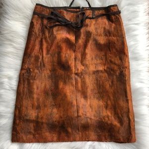 Animal print skirt